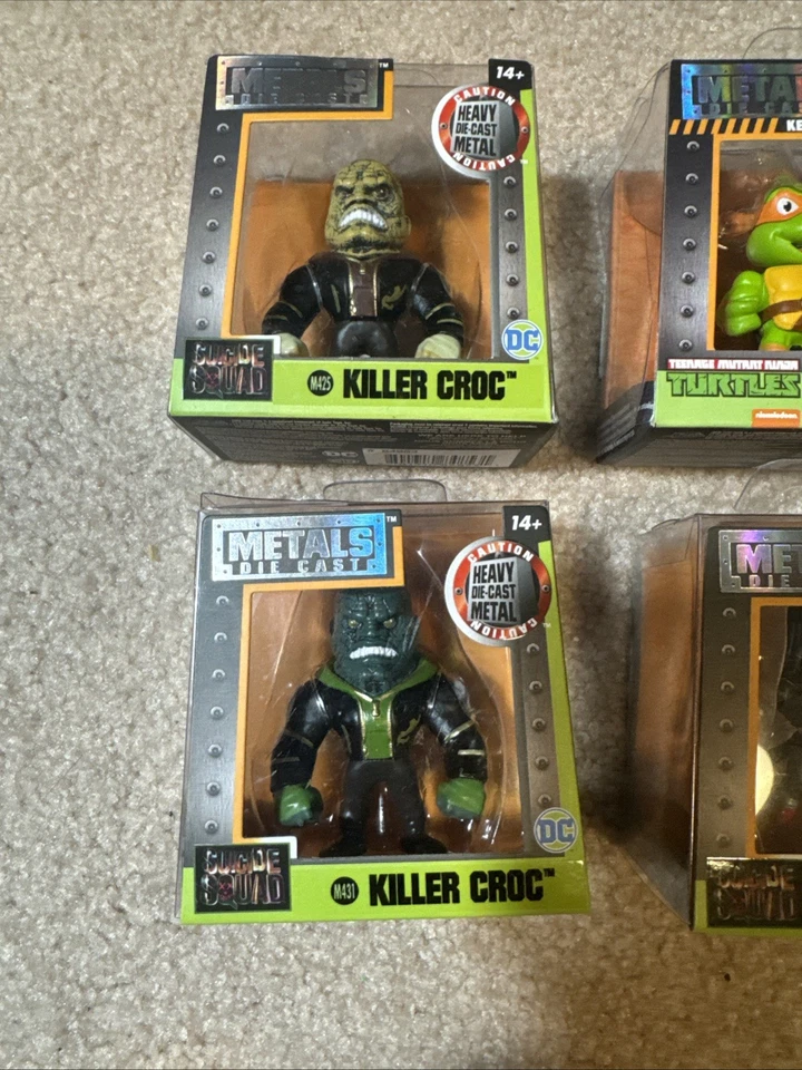 "Lote de 5 figuras de metal de 2,5"" de Jada Toys". Escuadrón Suicida TMNT NUEVO PRECINTADO Foto 3 de 4