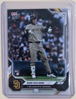 2026 TOPPS NOW 166 SUNG -MUN SONG PADRES RC 1ST MLB HIT