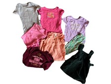 Lot of 8 Pieces Baby Girl Clothing Size 6-9 Months, Corduroy Jumper Dress 