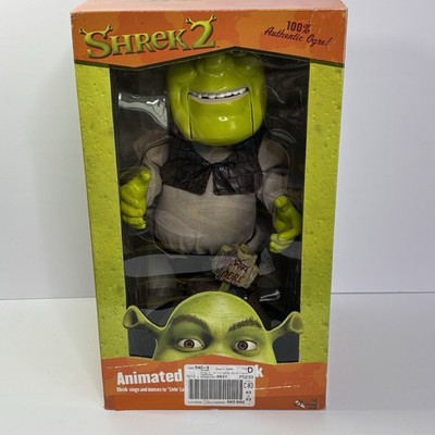 SHREK 2 Animated Shrek Bank 2004 Gemmy Industries New In Box Dances/sings