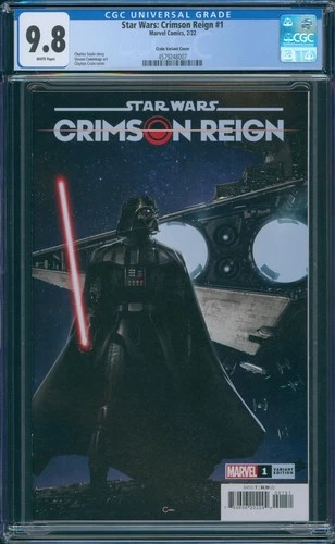 Star Wars Crimson Reign #1 Marvel 2021 Clayton Crain Variant Cover CGC 9.8