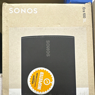 Sonos Era 100 SL Smart Wireless Speaker Bluetooth Wi-Fi Connectivity Black