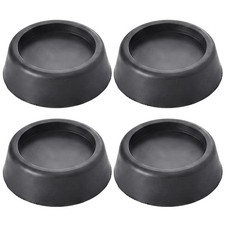 4 St&uuml;ck Anti Vibration Pads f&uuml;r Waschmaschine, schwarz Gummi Einheitsgr&ouml;&szlig;e,