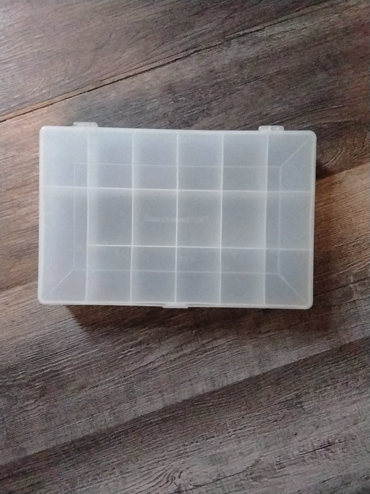 Beachwood Lid Storage Organizer For Beads Or Any Small Items 17 Spots Used