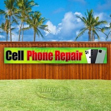 CELL PHONE REPAIR Advertising Fix Technology Vinyl Banner Flag Sign USA XL01538