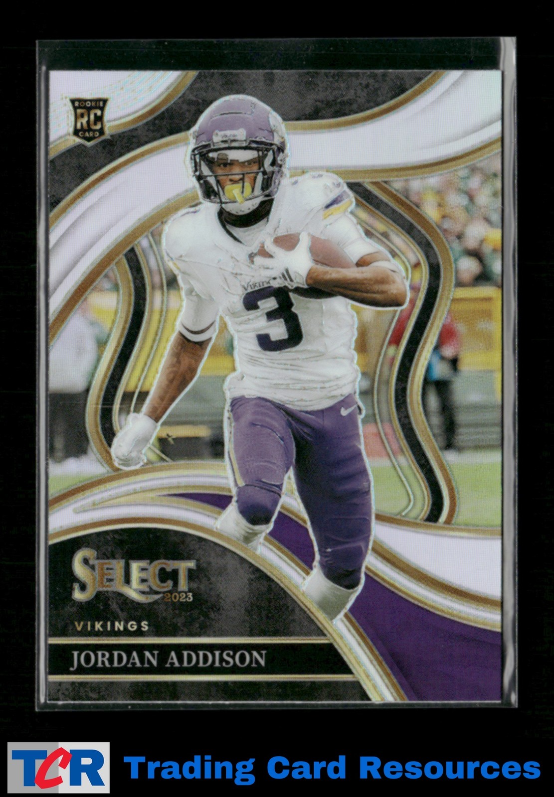 2023 Panini Select #254 Jordan Addison Silver Prizms