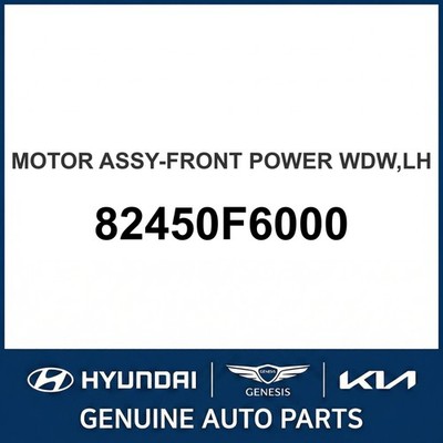 2017-2019 Kia Cadenza Motorbaugruppe - Front Power Wdw OEM Neu 82450F6000
