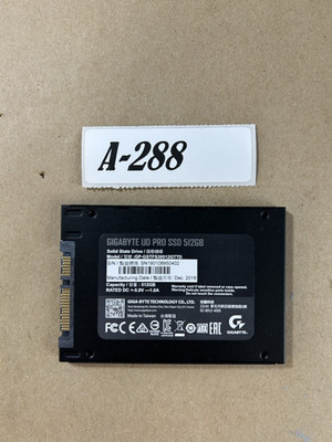 GIGABYTE UD PRO 512GB 2.5  SATA III SSD GP-GSTFS30512GTTD 100% HEALTH