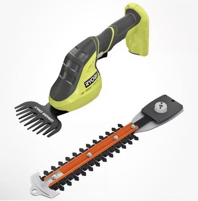 RYOBI ONE+ 18V Cordless Grass Shear and Shrubber Trimmer Tool Only