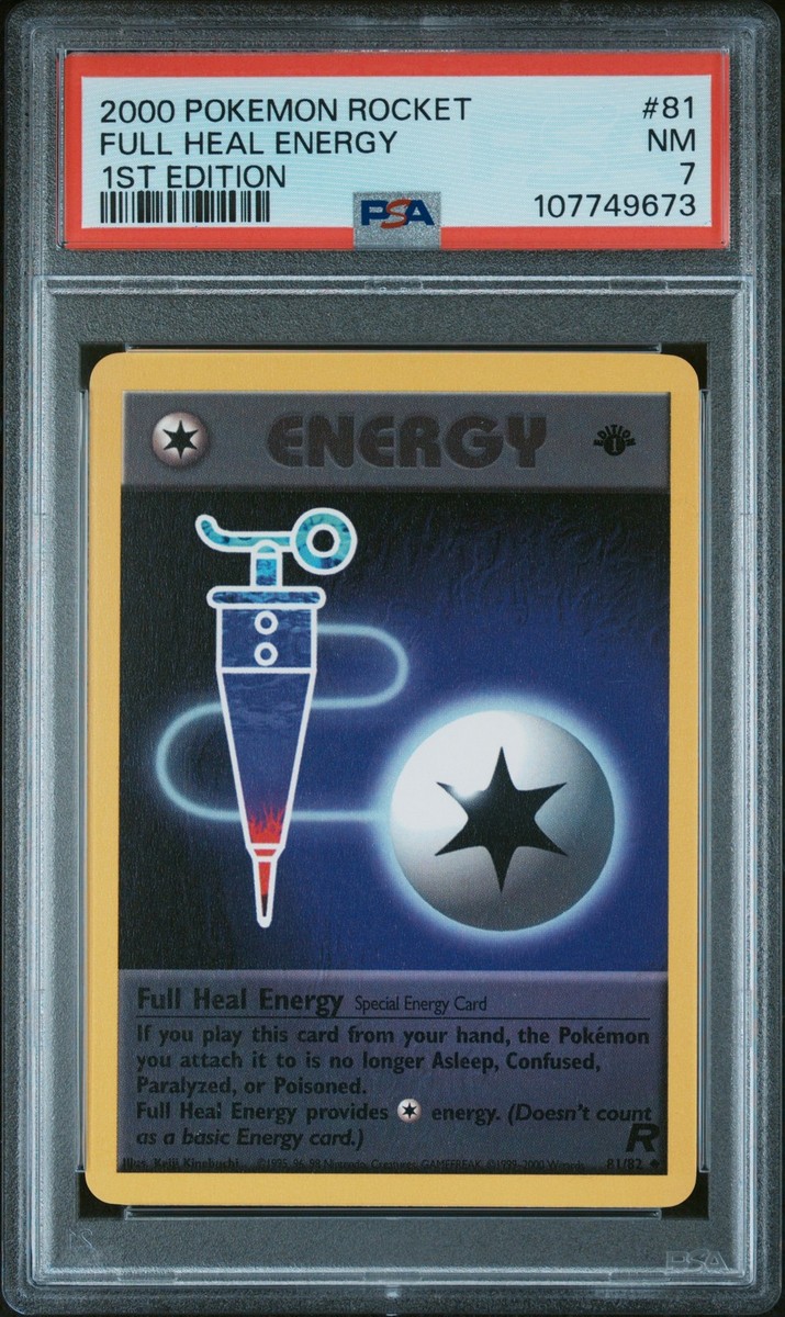 Full Heal Energy 81/82 Team Rocket Regular for sale online | eBay