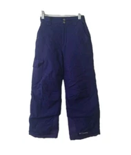 columbia Bugaboo kids snow pants Adjustable Waistline Purple Boys Size S 6-7