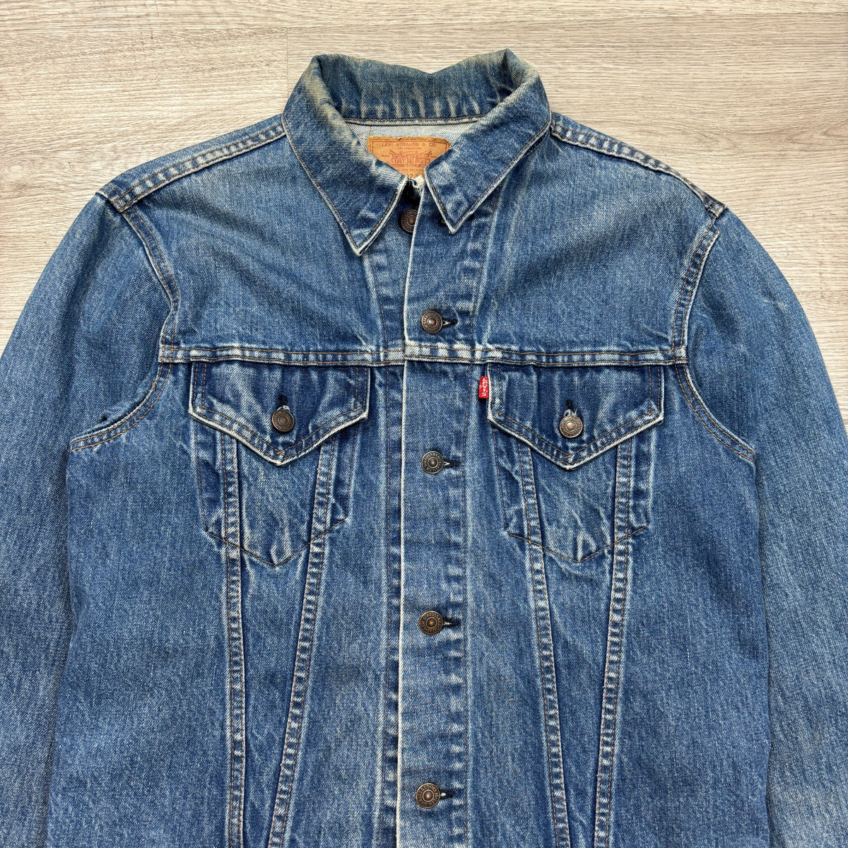 Vintage 70s Levi's 71205 0217 Type 3 Denim Jacket Men's 42L Vintage 70s Levi's 71205 0217 Type 3 Denim Jacket Men's 42L