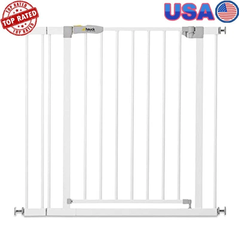 Extendable 33-35" Pet Baby Safety Gate Pressure Mount Gate for Doorways Stairs