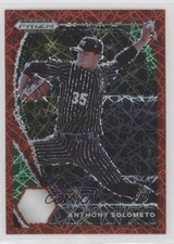 2021 Panini Prizm Draft Picks Red Velocity Prizm Anthony Solometo #PDP37 h3a