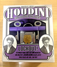 Houdini Puzzle Lock Lockout Trick Lock Brain Teaser Magic Escape Puzzle