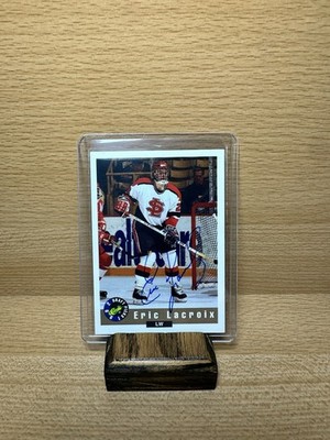 1992 Classic Draft Picks Eric Lacroix RC Auto   On-Card
