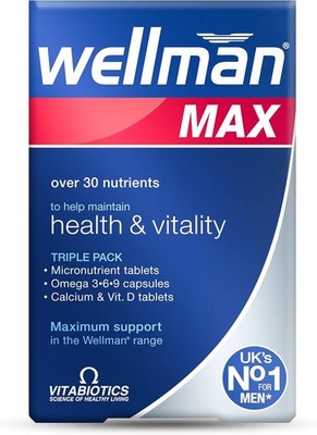 Wellman Max Multivitamin Capsules 84 Pack..