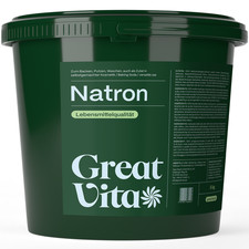 GreatVita Natron Pulver 5 kg Eimer | Lebensmi...