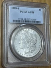 1889-S Morgan Silver Dollar PCGS AU58
