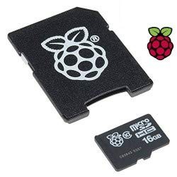 16GB Micro SD Karte vorinstalliert mit den neuesten Noobs für Raspberry Black 