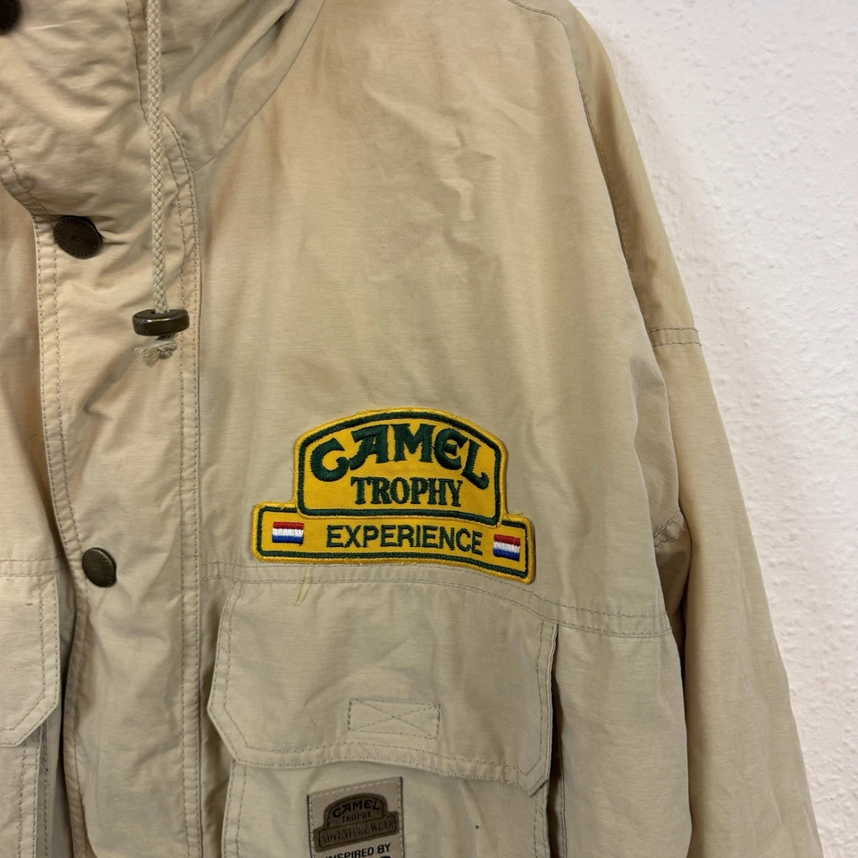 Veste Land Rover vintage Camel Trophy Adventure Wear Goretex beige taille 52 XL - Photo 3/4