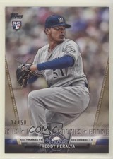 2018 Topps Update Salute Rookies Gold 34/50 Freddy Peralta #S-36 4al