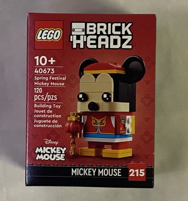 LEGO 40673 Mickey Mouse Spring Festival RETIRED Set BrickHeadz New Sealed Box