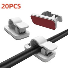 10/20/50PCS Cable Organizer Clips Wire Holder USB Cord Management Hooks