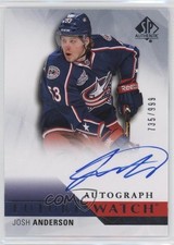 2015-16 SP Authentic Future Watch Auto 735/999 Josh Anderson #228 Auto 7ez
