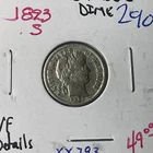 KEY DATE BARBER DIME 1893 S In Very Fine Detail Condition  XX793