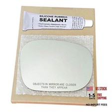 Passenger Side Mirror Replacement Glass  Glue for 99-04 Nissan Pathfinder