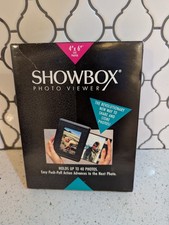 FACTORY SEALED Showbox Photo Viewer 4"X6" Photos Holds 40 Pictures Album NWT