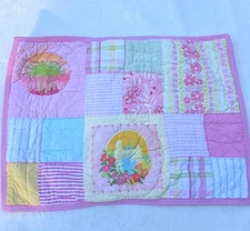 POTTERY BARN KIDS Surfside Beach Club Patchwork Tropical Hawaiian Sham