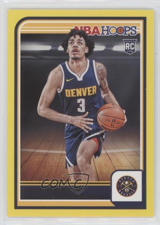 2023-24 Panini NBA Hoops Rookies Yellow Julian Strawther #250 19yg