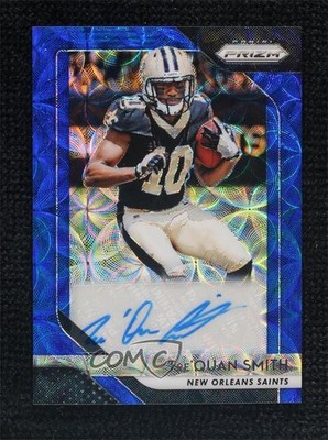 2018 Panini Prizm Rookie Blue Scope 75/99 Tre'Quan Smith #RA-TQS Auto RC 1u6