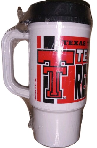 NCCA Texas Tech Red Raiders Travel Plastic Coffee Cup Brand New