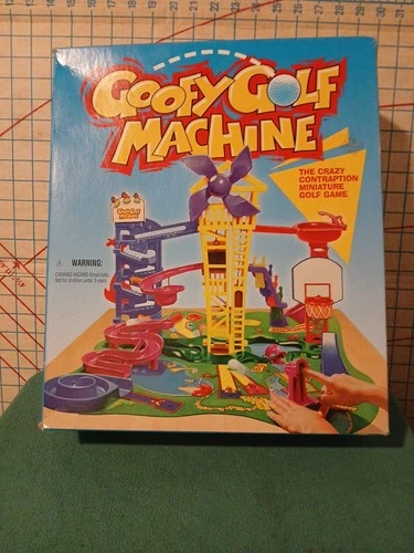 Vtg PARKER BROTHERS Goofy Golf Machine Board Game 1994 - Comes With What's Seen