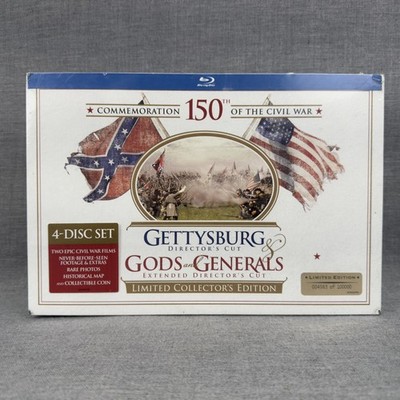 Gettysburg & Gods and Generals Director's Cut Blu-ray 4-Disc Collector's Edition