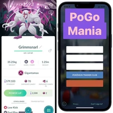 Shiny Gigantamax Grimmsnarl✨2025 Wild Area Special Background✨mini PTC 20k✨