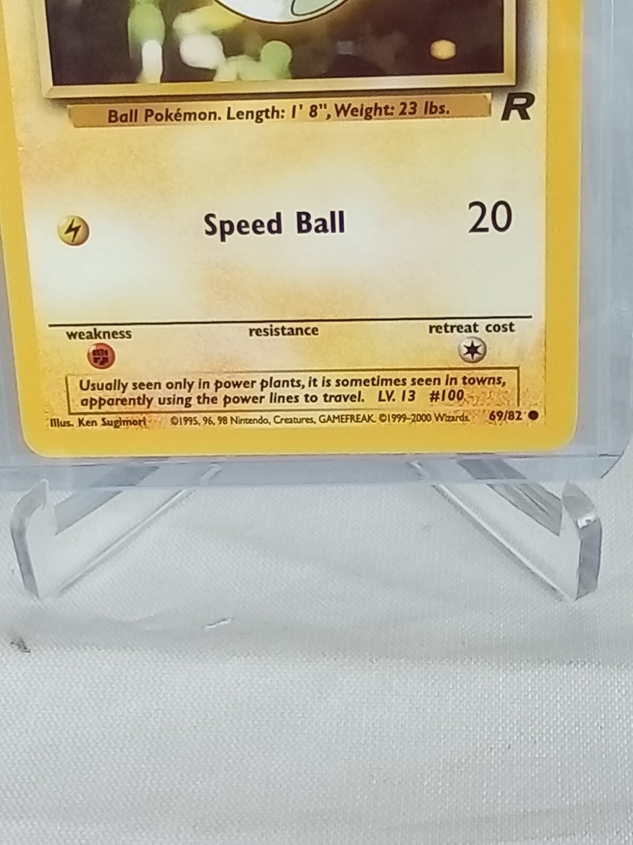 Voltorb Hp 40 #69 Pokémon Card 1999 | eBay