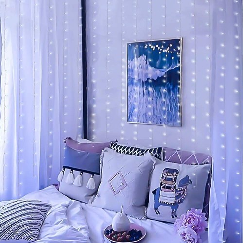 String Lights Combo - Pink & White, 51 Feet Fairy Light Decor pack of 2 - Picture 2 of 22