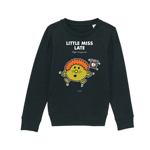 Mr Men Sweatshirt Little Miss Late Long Sleeve Kids Unisex Jumper Pullover - Picture 2 of 16