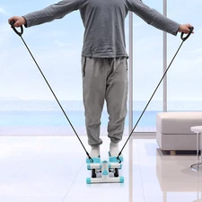 Home Office Exercise Fitness Stepper,Floor Standing Climber Machine w/ Mat