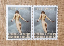 Australian Cinderella stamps Republic of the Southern Cross Fly Away issue