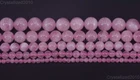 Natural Madagascar Rose Quartz Gemstone Round Beads 4mm 6mm 8mm 10mm 12mm 15.5"