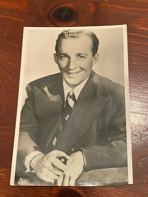 Postkarte Bing Crosby Sänger Filmstar unbespielt Echtfoto