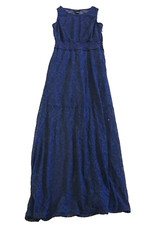 Rue 21 Women Sleeveless Dress Sz M Floral Lace Side Zip Scoop Neck Wide Strap
