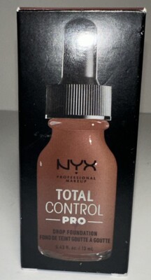 NYX Total Control Pro Drop Foundation TCPDF22 Deep Full Coverage NIB