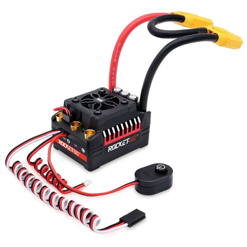 SURPASSHOBBY Rocket RC 130A ESC Brushless 160A ESC 4S for 1/7 1/8 RC Car Buggy - Picture 5 of 21