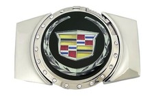 Cadillac Emblem Belt Buckle with Lighter Vintage Hidden Secret Western Cowboy